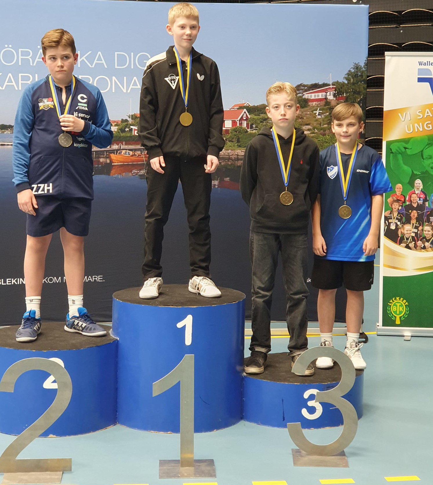 Zac Zeinilagic Hallén tar silver i Mini-SM